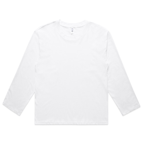 WHITE wo's-martina-l/s-tee-white